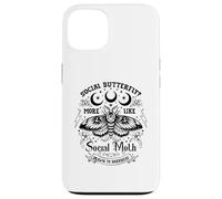 Social Butterfly? More Like A Social Moth Drawn To Darkness Case for iPhone 13