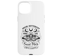 Social Butterfly? More Like A Social Moth Drawn To Darkness Case for iPhone 15 Plus