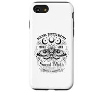 Social Butterfly? More Like A Social Moth Drawn To Darkness Case for iPhone SE (2020) / 7/8