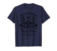Social Butterfly? More Like A Social Moth Drawn to Darkness T-Shirt