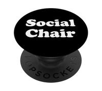Social Chair - Fraternity Sorority Frat Greek Star T-Shirt PopSockets Adhesive PopGrip