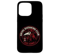 social distancing club est 1347 plague doctor tee Case for iPhone 15 Pro Max