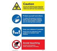 Social distancing measures for retail and business