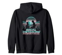 Social Distancing Since Before It Was Cool Software Engineer Zip Hoodie