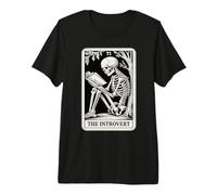 Social Distancing The Introvert Tarot Card Reading Introvert Premium T-Shirt