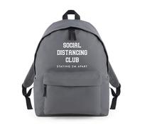 Social Distincing Club Virus Backpack Rucksack 18L Bag - 42 x 31 x 21cm
