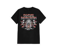 Social Distortion - Jukebox Skelly - T-Shirt - black - S - 100% Cotton,Jersey S