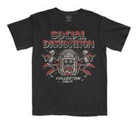 Social Distortion Skelly Band Logo T-Shirt in Black | Size: Large Social Distortion Black L
