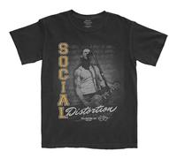Social Distortion T Shirt Athletics Distressed Band Logo Official Black XXL