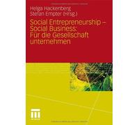 Social Entrepreneurship - Social Business: Fur . Hackenberg, Empter<|