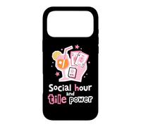 Social Hour And Tile Power Mahjong Player Case for iPhone 17 Pro Max