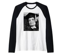 Social Human Rights Activist Bianca Jagger Michael Grecco Raglan Baseball Tee