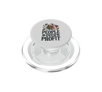 Social Justice People Over Profit Ethical Activism PopSockets PopGrip for MagSafe