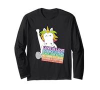 Social Justice Unicorn Equality Womens Protest Activist Sign Long Sleeve T-Shirt