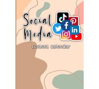 Social Media Content Calendar: Planner to organise social media posts through the week