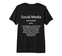 Social Media Definition Social Media Influencer Marketing Premium T-Shirt