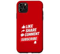 Social Media Engagement Like Share Comment Subscribe Design Case for iPhone 11 Pro Max