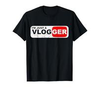 Social Media I I'm just a Vlogger I Vlogger gifts T-Shirt