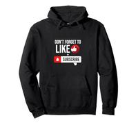 Social Media Influencers Like Subscribe Video Content Vloggers Pullover Hoodie