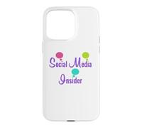 Social Media Insider Playful Tech & Marketing Typography Case for iPhone 15 Pro Max