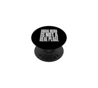 Social Media Is Not A Real Place Funny Sarcastic Meme PopSockets Adhesive PopGrip