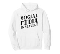 Social Media Is Slavery (Digital Detox Statement) Pullover Hoodie