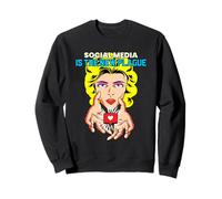 Social Media Is The New Plague (Digital Detox Statement) Sweatshirt