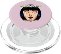 Social Media Is The New Plague - No WiFi No Stress (Graphic) PopSockets PopGrip for MagSafe
