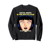 Social Media Is The New Plague - No WiFi No Stress (Graphic) Sweatshirt