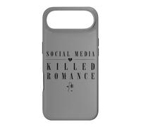 Social Media Killed Romance Anti Romance Humor Goth Case for iPhone Air