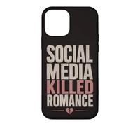 Social Media Killed Romance Book Lover Reading Humor Case for iPhone 12 mini