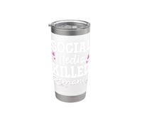 Social Media Killed Romance Stainless Steel Insulated Tumbler