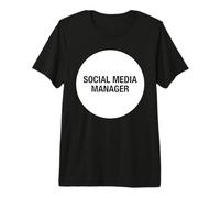 Social Media Manager Circle Premium T-Shirt
