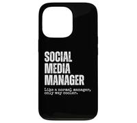 Social Media Manager Definition Advertising SMM Manager Case for iPhone 13 Pro