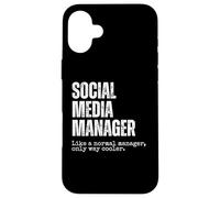 Social Media Manager Definition Advertising SMM Manager Case for iPhone 16 Plus