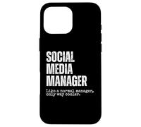 Social Media Manager Definition Advertising SMM Manager Case for iPhone 16 Pro Max