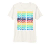 Social Media Manager Vintage Style Premium T-Shirt