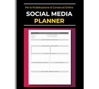 Social Media Planner: Agenda per pianificare la pubblicazione di contenuti online, campagne e strategie di marketing digitale