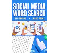 Social Media Word Search Puzzle Book: Trending Topics Word Search Puzzles with Social Platforms, Memes, Internet Culture and Online Slang for Brain Teasers