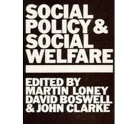 Social Policy and Social Welfare
