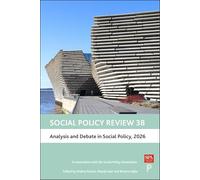Social Policy Review 38: Analysis and Debate in Social Policy, 2026