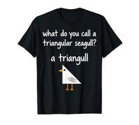 Social Science Triangull Triangle Seagull Bird Pun Funny Value Graphic T-Shirt
