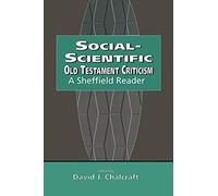 Social-Scientific Old Testament Criticism: A Sheffield Reader: No. 47 (Biblical Seminar)