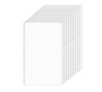 Social Security Card Protector Sleeve, Clear Waterproof PVC Credit Card Sleeve, Slim Drivers License Protection Multi-Functional for Friends Coworkers Families