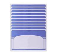 Social Security Card Protector Sleeve - Clear Waterproof PVC ID Jig | Flexible PVC Structure Resists Water, Transparent Clear Slip Pocket System Simplifies Drivers License Storage Tasks