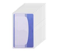 Social Security Card Sleeve, Clear Waterproof PVC Credit Card Sleeve, Multi-Functional Drivers License Protection for Families Students Coworkers