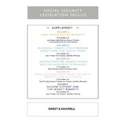 Social Security Legislation 2022/23: Supplement (Supplement)