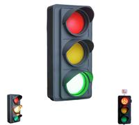 Social Signal, 3D Printed Traffic Light Decor for Desk or Wall, USB Powered Stoplight Indicator, Do Not Disturb Sign, Color-Coded Status Light for Home, Office, Room, or Workspace Privacy 1PCS
