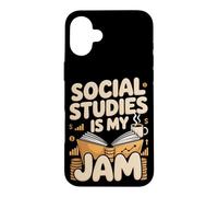 Social Studies Is My Jam Economics Teacher Case for iPhone 16 Plus