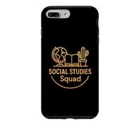 Social Studies Squad Academic Outline Case for iPhone 7 Plus/8 Plus